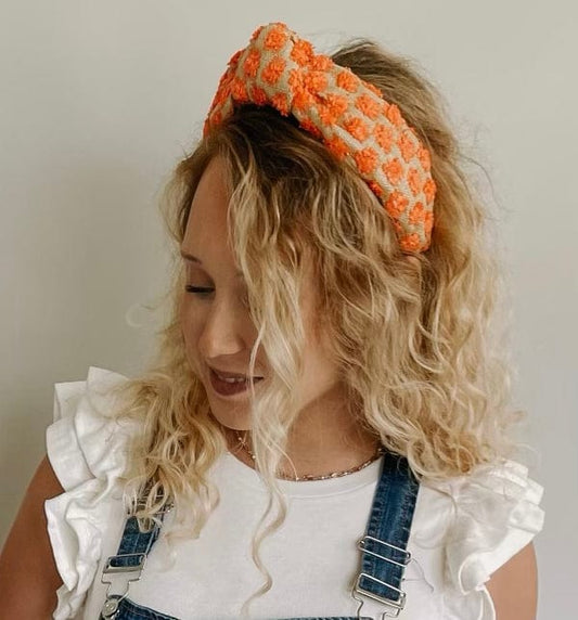 The Woven Puff Wide Top Knot Headband
